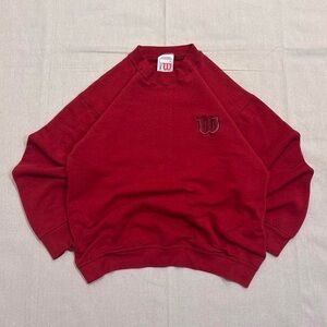 Vintage 90s Wilson embroidered crewneck